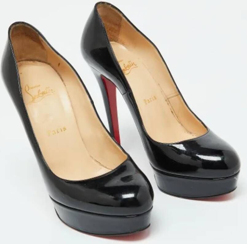 Christian Louboutin Pre-owned Leather heels Black Dames