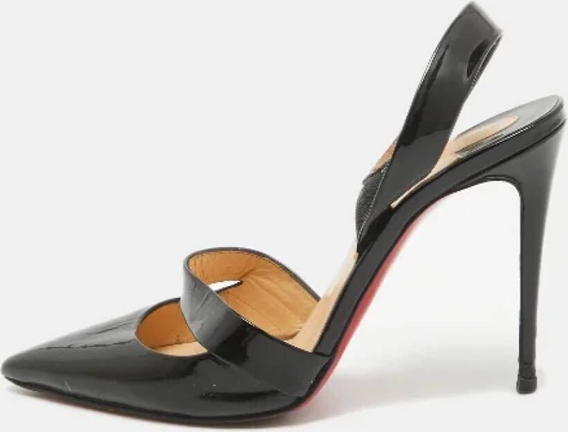 Christian Louboutin Pre-owned Leather heels Black Dames