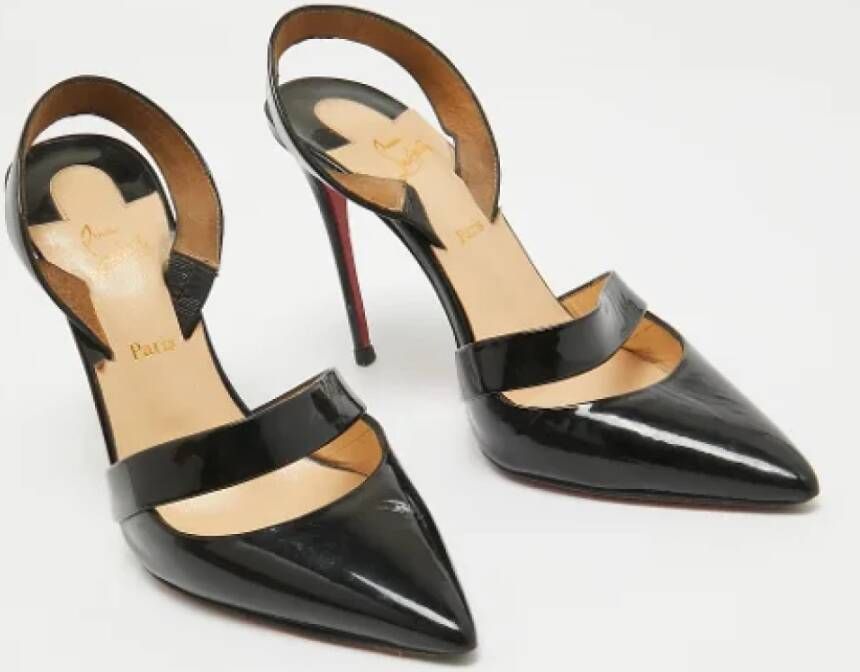 Christian Louboutin Pre-owned Leather heels Black Dames