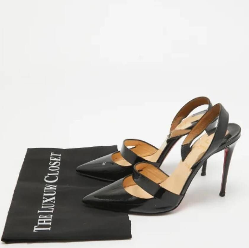 Christian Louboutin Pre-owned Leather heels Black Dames