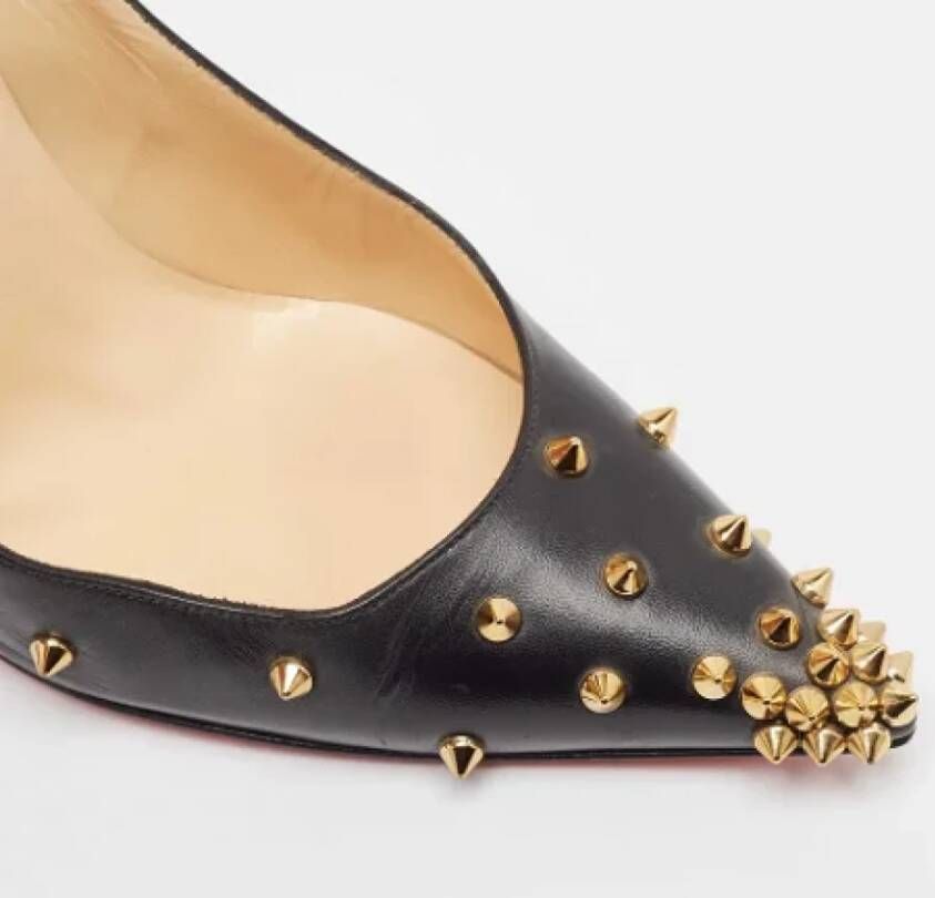 Christian Louboutin Pre-owned Leather heels Black Dames