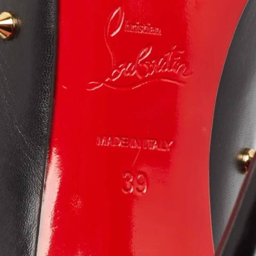 Christian Louboutin Pre-owned Leather heels Black Dames