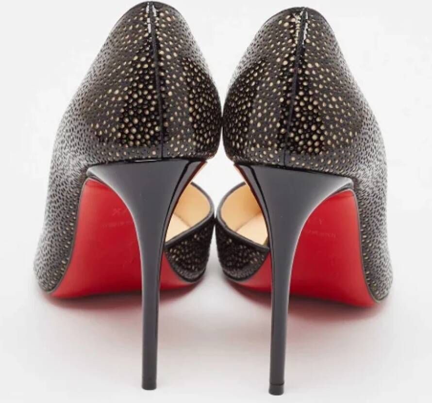 Christian Louboutin Pre-owned Leather heels Black Dames