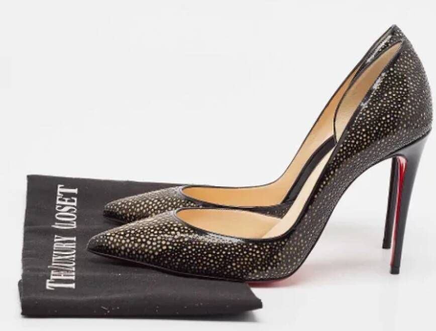 Christian Louboutin Pre-owned Leather heels Black Dames