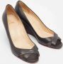 Christian Louboutin Pre-owned Leather heels Black Dames - Thumbnail 4