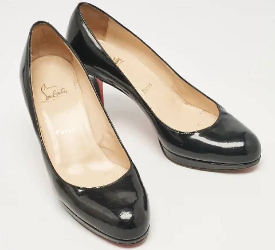 Christian Louboutin Pre-owned Leather heels Black Dames