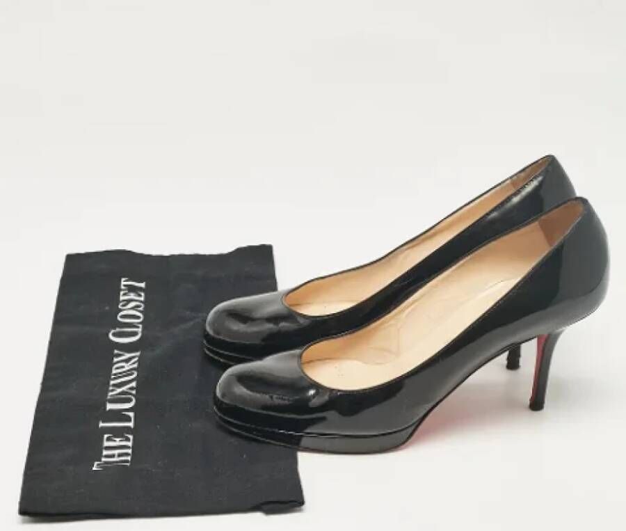 Christian Louboutin Pre-owned Leather heels Black Dames