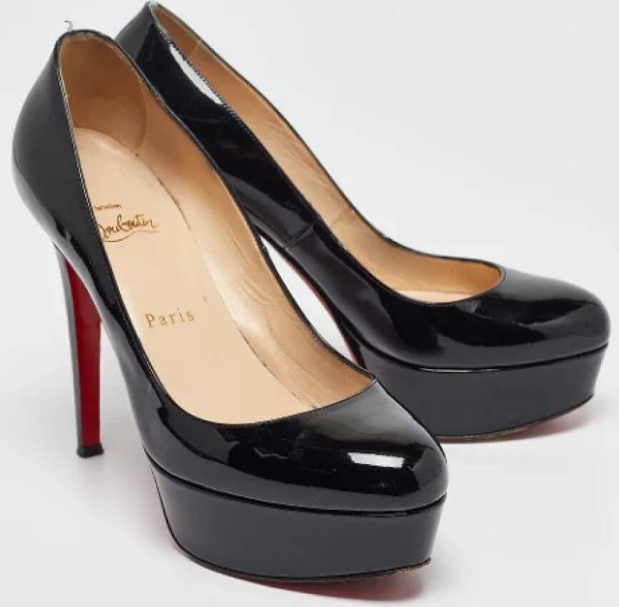 Christian Louboutin Pre-owned Leather heels Black Dames