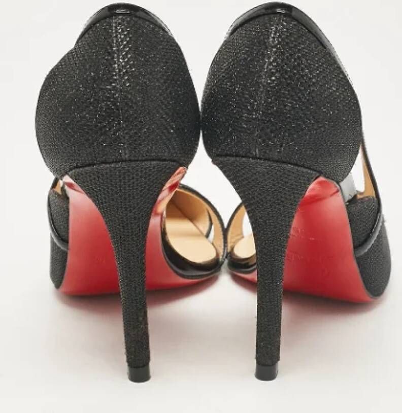 Christian Louboutin Pre-owned Leather heels Black Dames