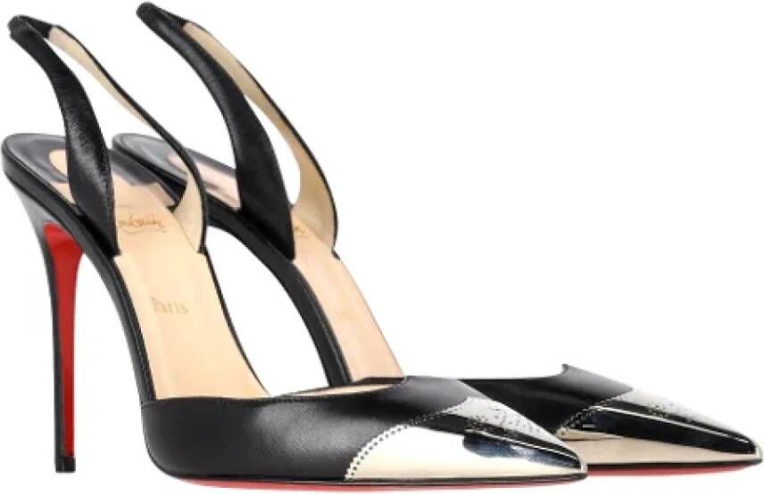 Christian Louboutin Pre-owned Leather heels Black Dames