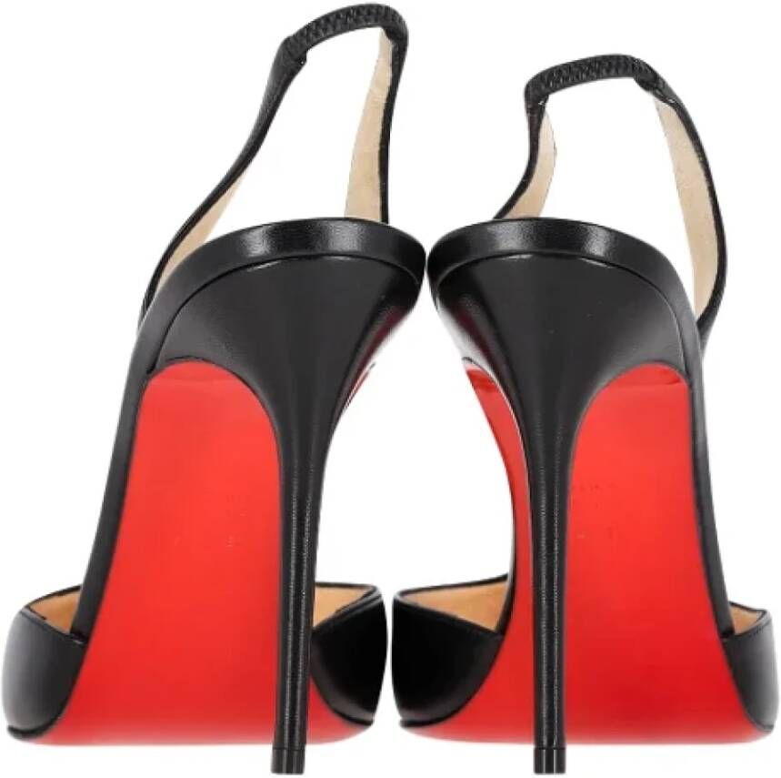 Christian Louboutin Pre-owned Leather heels Black Dames