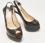 Christian Louboutin Pre-owned Leather heels Black Dames - Thumbnail 3