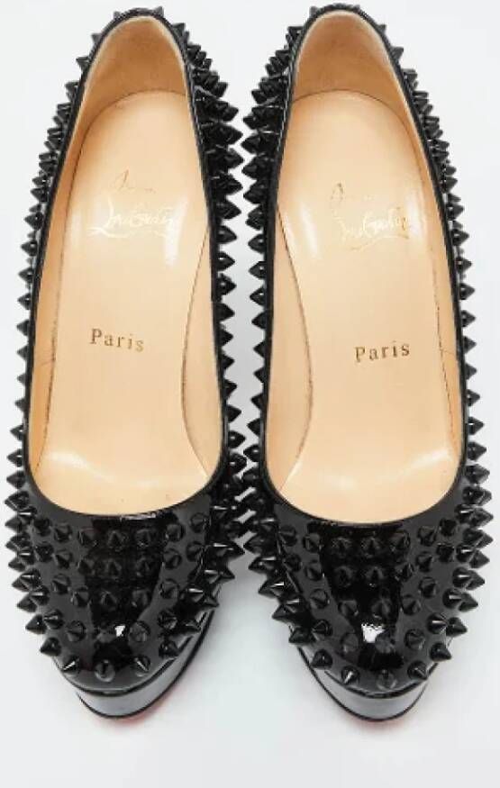 Christian Louboutin Pre-owned Leather heels Black Dames