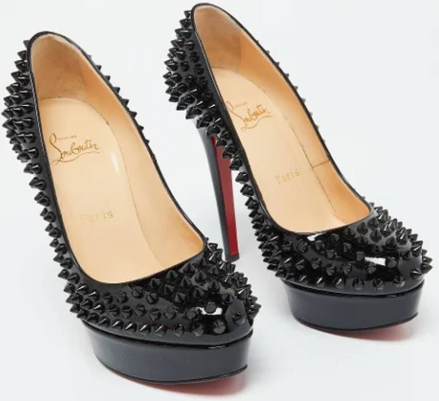 Christian Louboutin Pre-owned Leather heels Black Dames