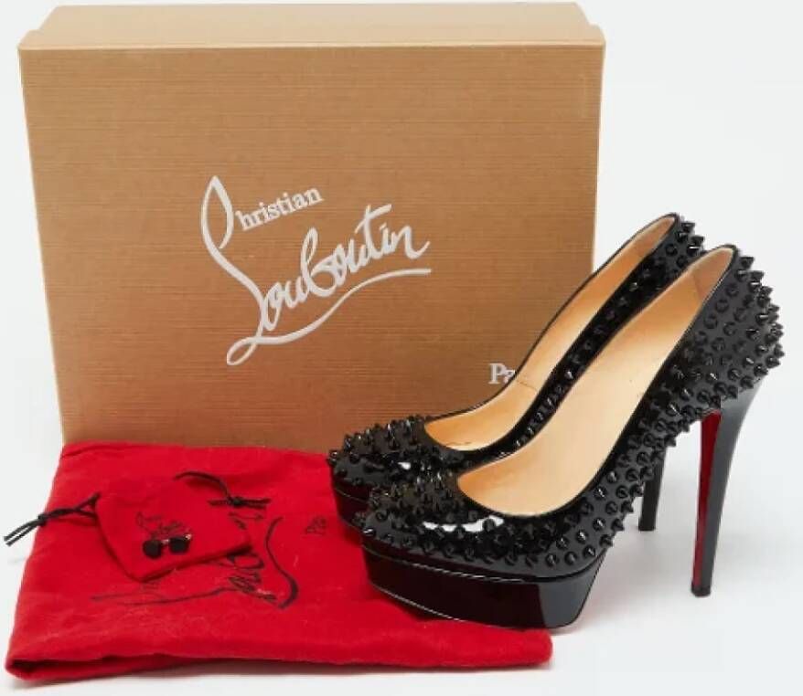 Christian Louboutin Pre-owned Leather heels Black Dames