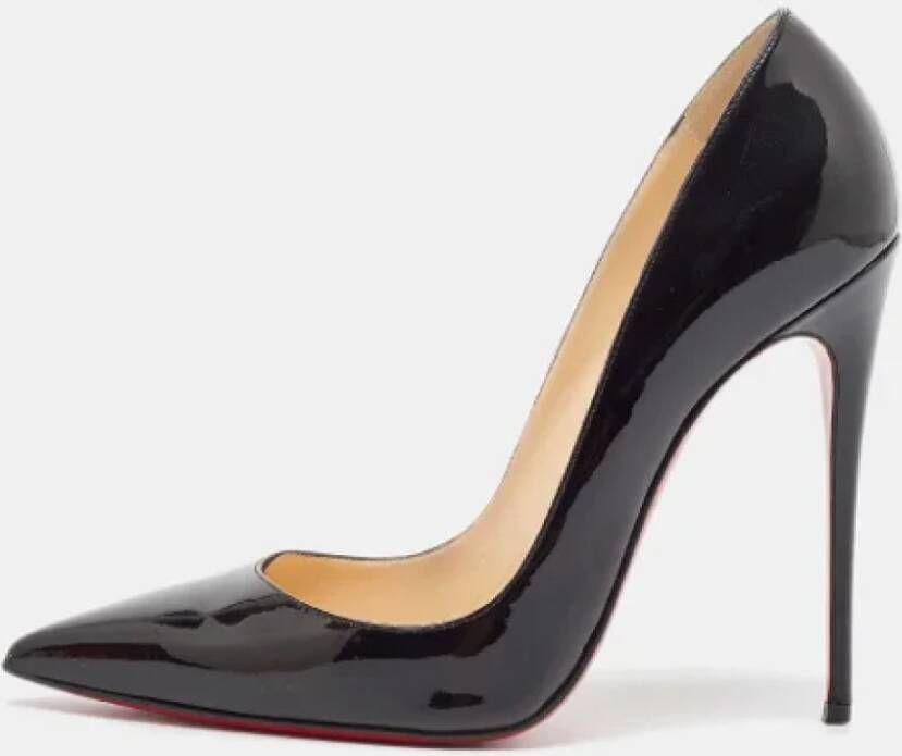 Christian Louboutin Pre-owned Leather heels Black Dames