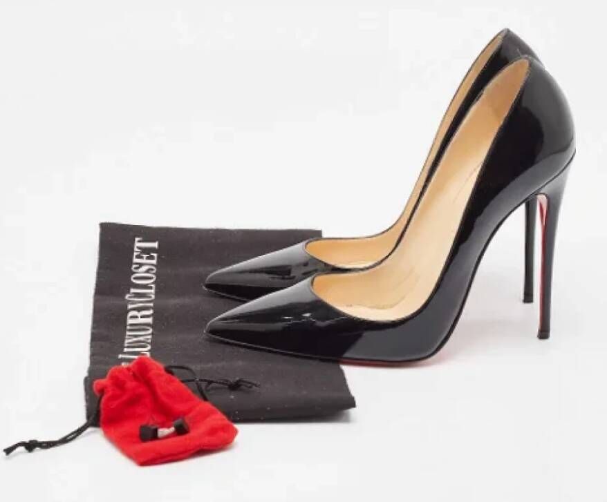 Christian Louboutin Pre-owned Leather heels Black Dames