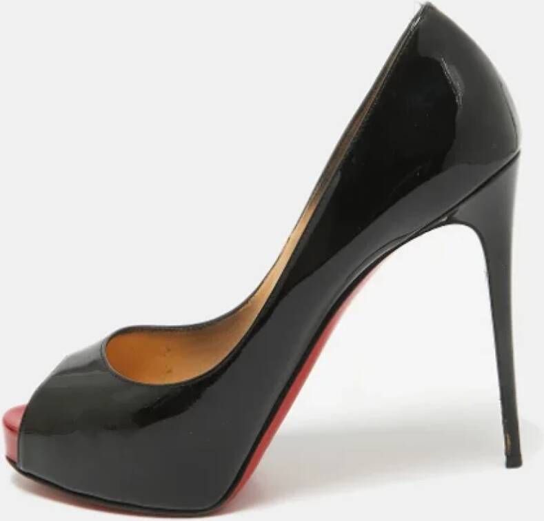 Christian Louboutin Pre-owned Leather heels Black Dames