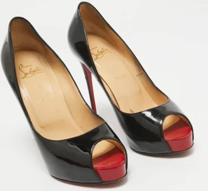 Christian Louboutin Pre-owned Leather heels Black Dames