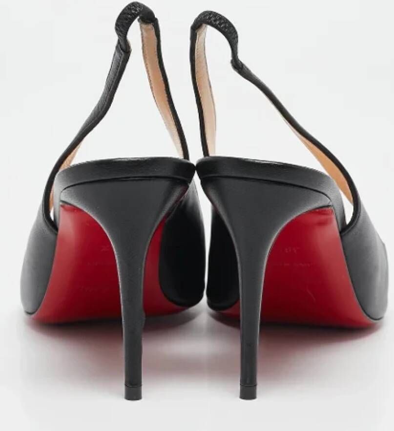 Christian Louboutin Pre-owned Leather heels Black Dames