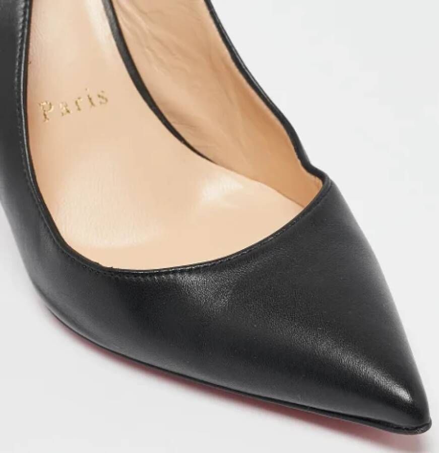 Christian Louboutin Pre-owned Leather heels Black Dames