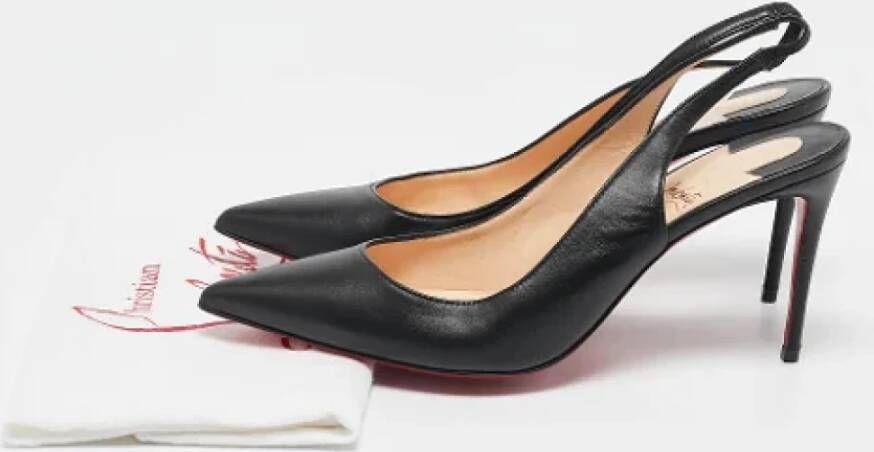 Christian Louboutin Pre-owned Leather heels Black Dames