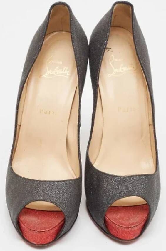 Christian Louboutin Pre-owned Leather heels Black Dames