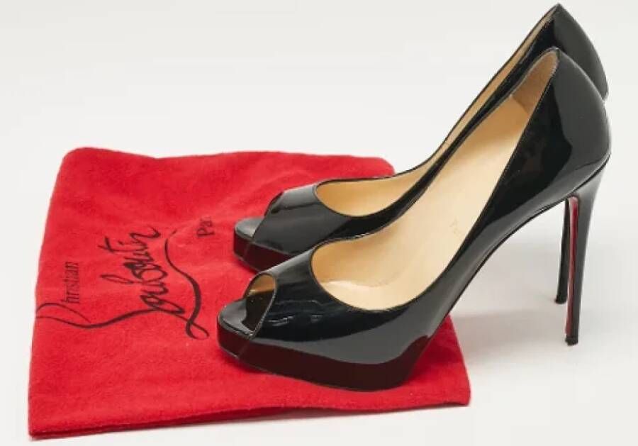 Christian Louboutin Pre-owned Leather heels Black Dames