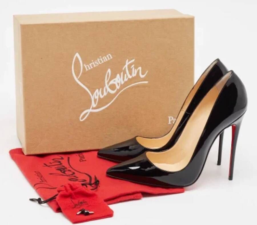 Christian Louboutin Pre-owned Leather heels Black Dames