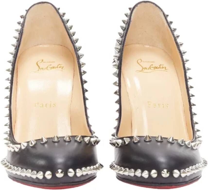 Christian Louboutin Pre-owned Leather heels Black Dames