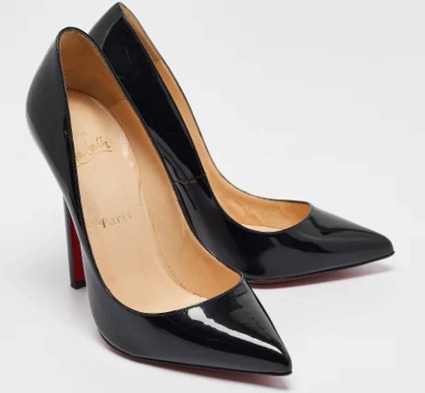 Christian Louboutin Pre-owned Leather heels Black Dames