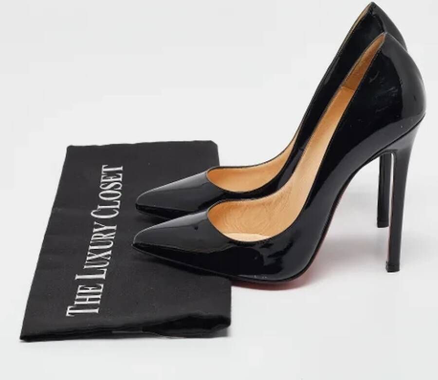 Christian Louboutin Pre-owned Leather heels Black Dames