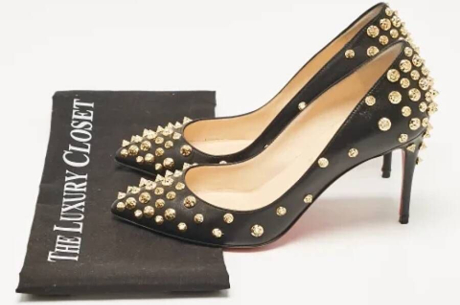 Christian Louboutin Pre-owned Leather heels Black Dames