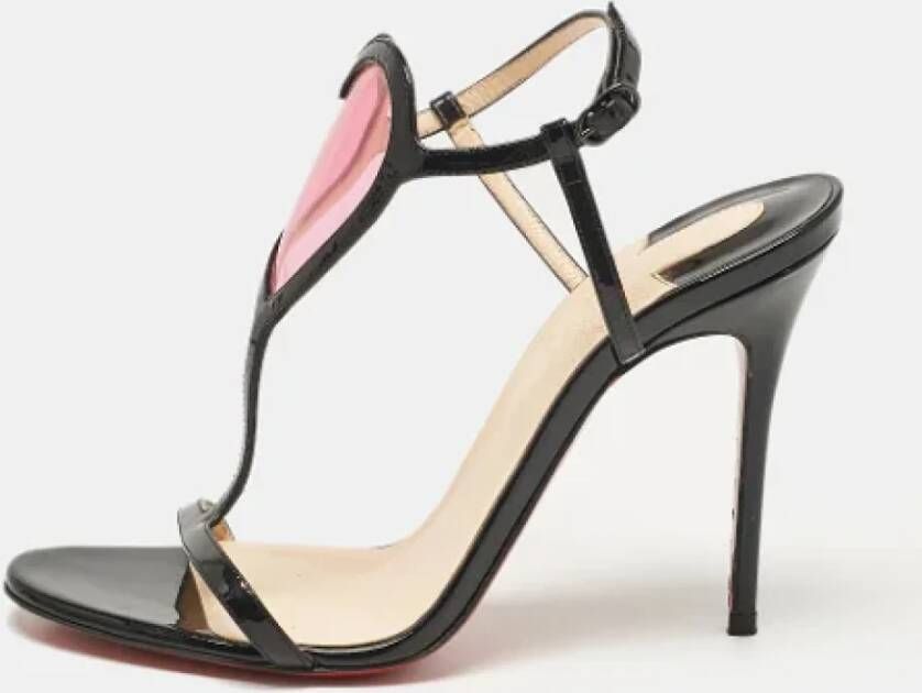 Christian Louboutin Pre-owned Leather heels Black Dames