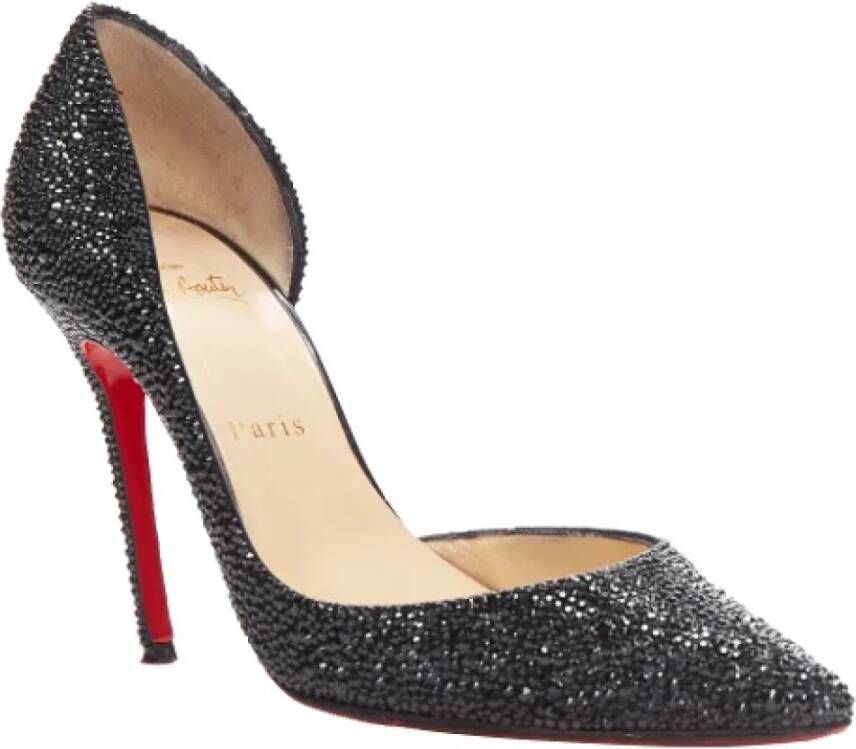 Christian Louboutin Pre-owned Leather heels Black Dames