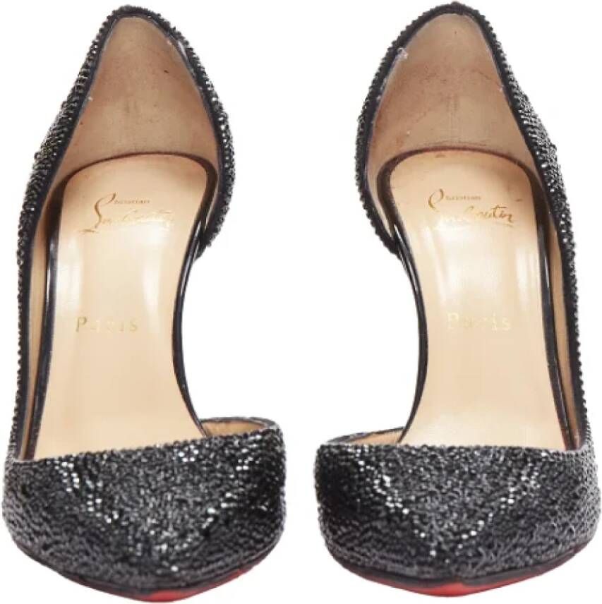 Christian Louboutin Pre-owned Leather heels Black Dames