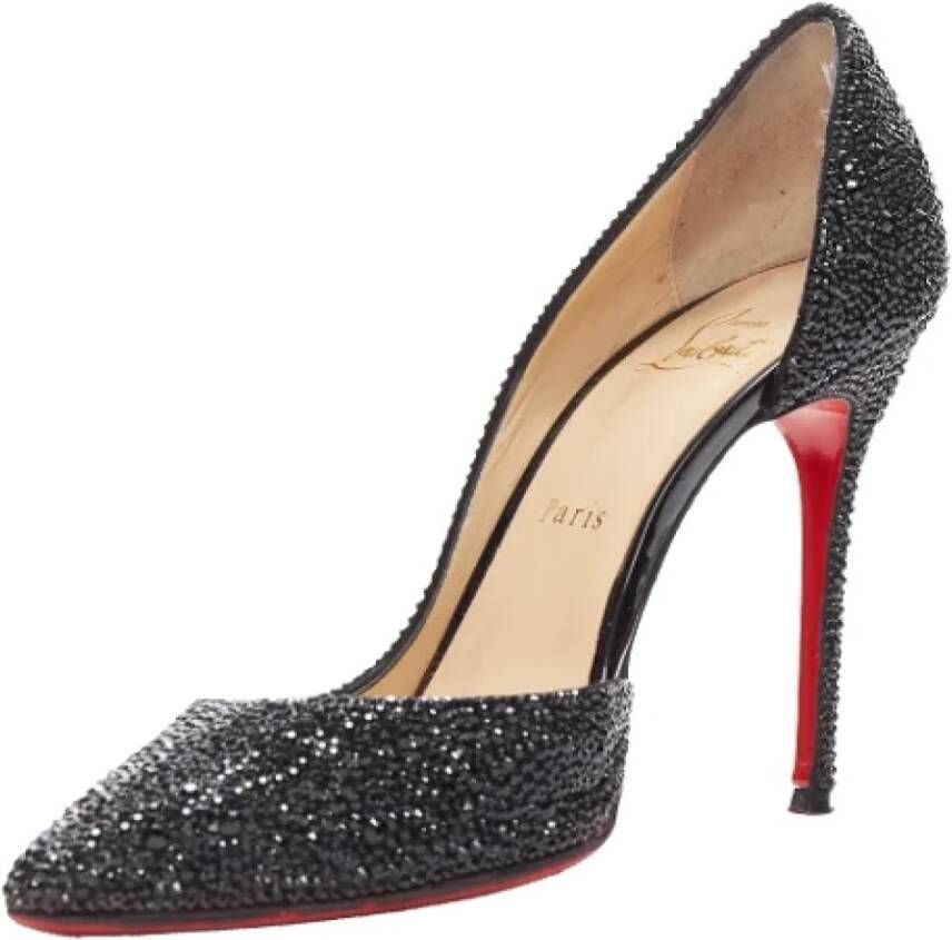 Christian Louboutin Pre-owned Leather heels Black Dames