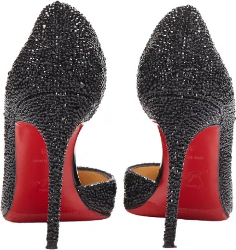 Christian Louboutin Pre-owned Leather heels Black Dames