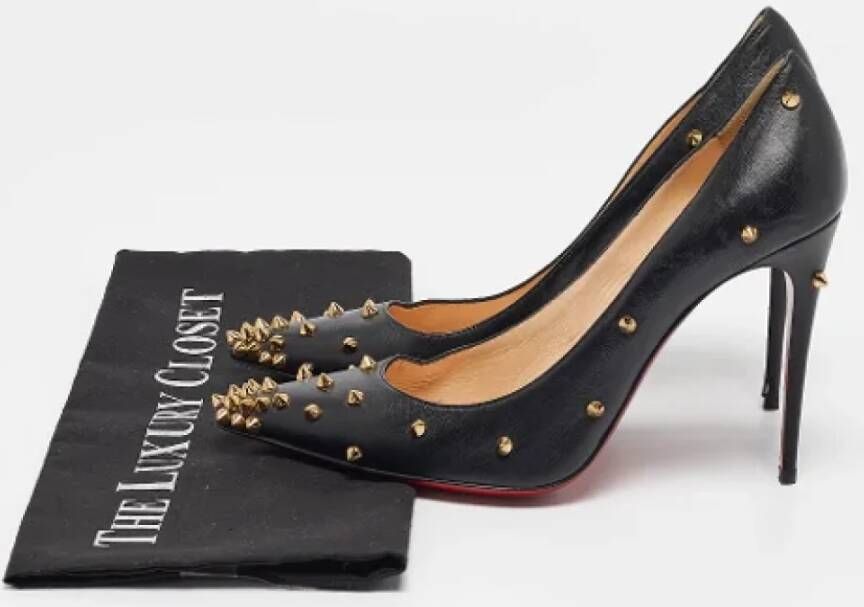 Christian Louboutin Pre-owned Leather heels Black Dames