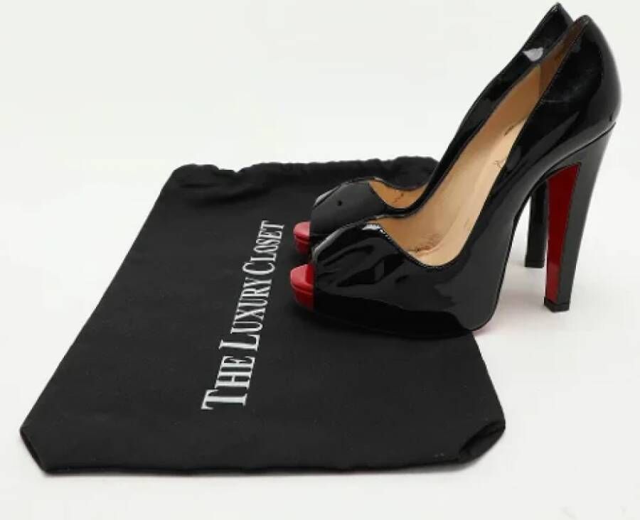 Christian Louboutin Pre-owned Leather heels Black Dames