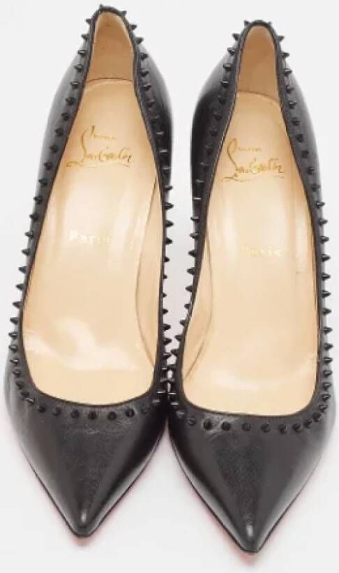 Christian Louboutin Pre-owned Leather heels Black Dames