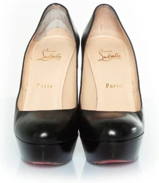 Christian Louboutin Pre-owned Leather heels Black Dames