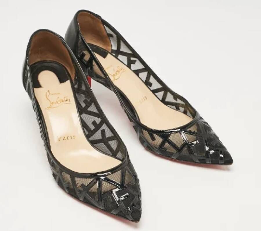 Christian Louboutin Pre-owned Leather heels Black Dames