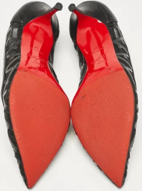 Christian Louboutin Pre-owned Leather heels Black Dames