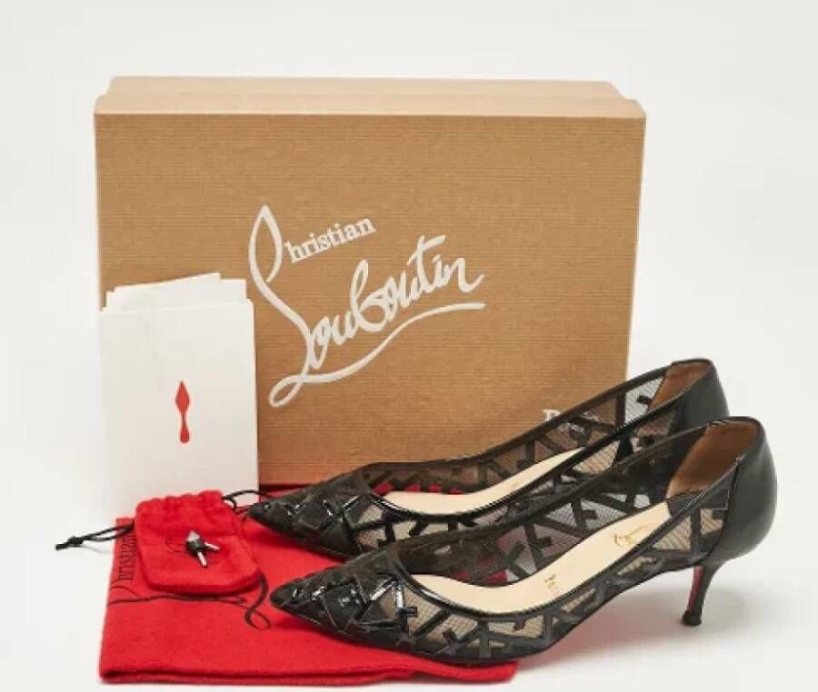 Christian Louboutin Pre-owned Leather heels Black Dames