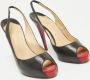 Christian Louboutin Pre-owned Leather heels Black Dames - Thumbnail 3