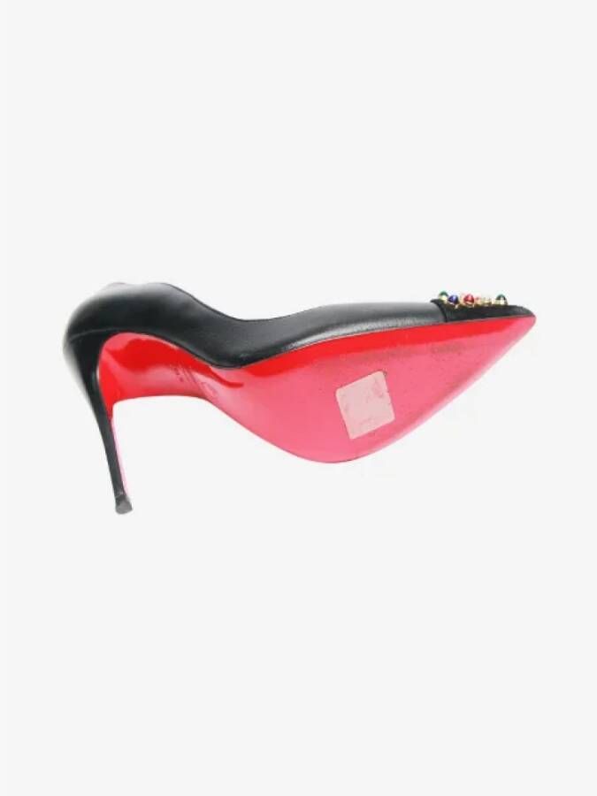 Christian Louboutin Pre-owned Leather heels Black Dames