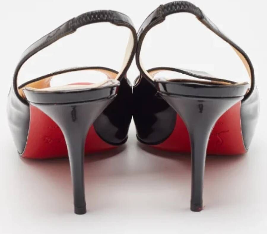 Christian Louboutin Pre-owned Leather heels Black Dames