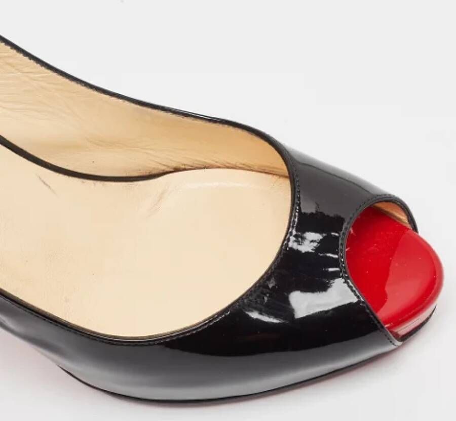 Christian Louboutin Pre-owned Leather heels Black Dames