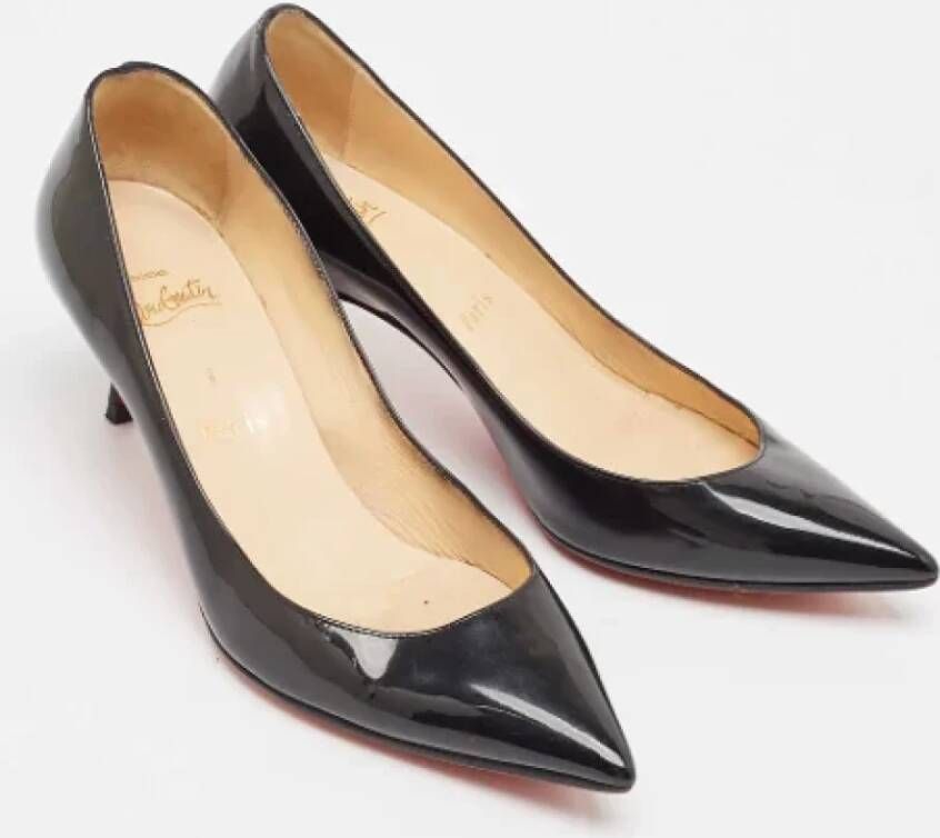 Christian Louboutin Pre-owned Leather heels Black Dames